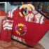 African Print Bag with Matching Clutch Bag